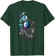 Funny Astronaut Blowing Bubbles In Space T-Shirt - T-Shirt | Forest