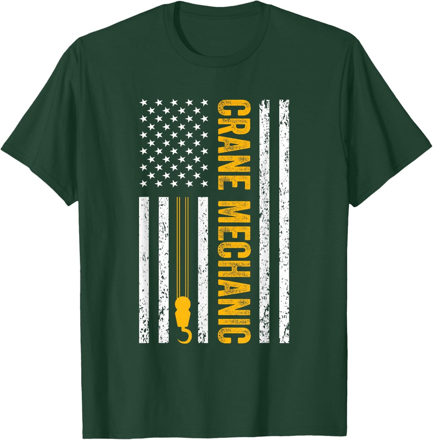 Crane Mechanic Design Women T-Shirt - T-Shirt | Forest