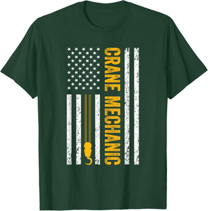 Crane Mechanic Design Women T-Shirt - T-Shirt | Forest