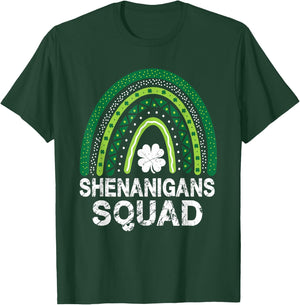 Shenanigans Squad St Patrick's Day Men Women Kids T-Shirt - T-Shirt | Forest