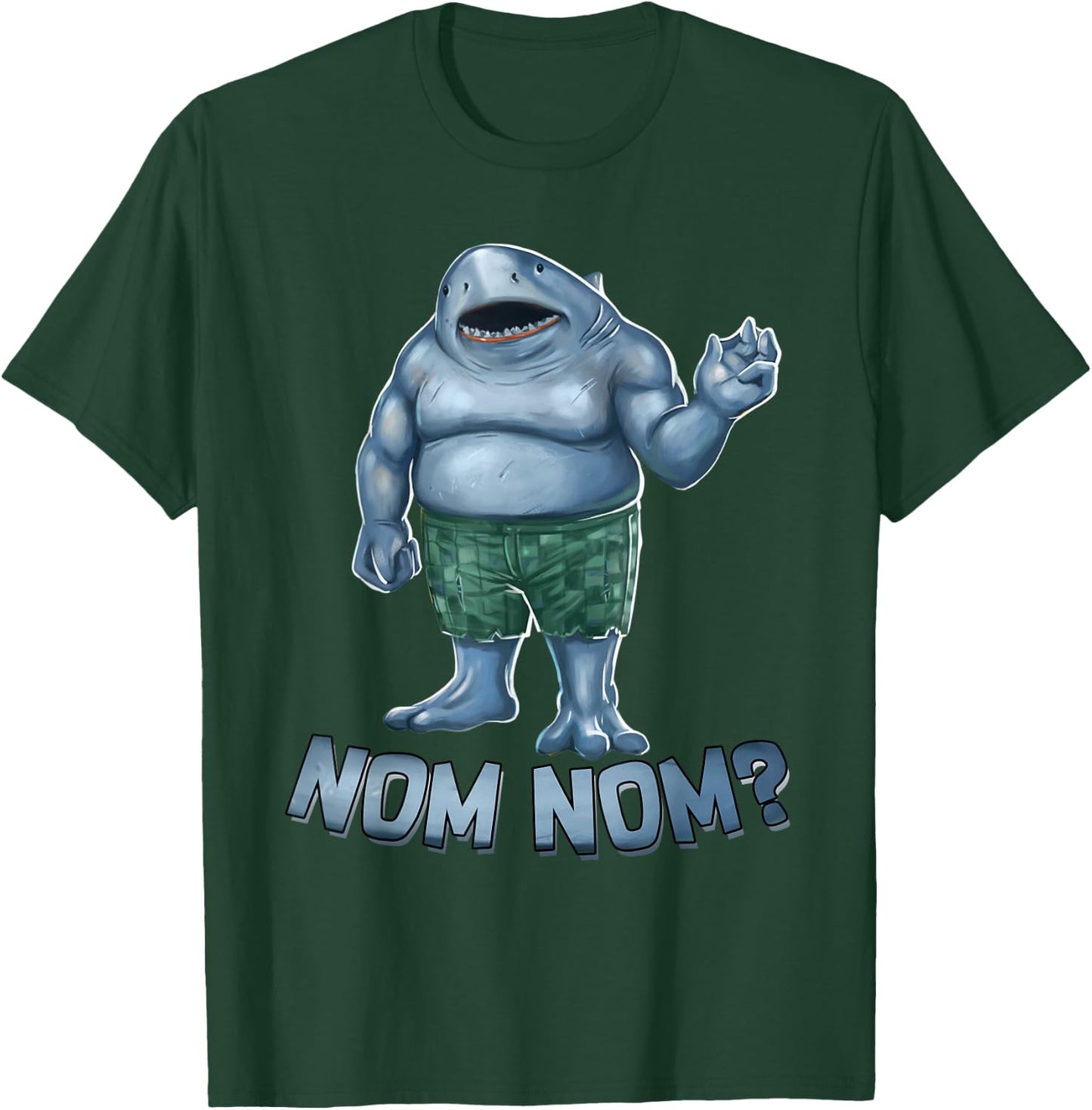 Big Shark In The Squad Nom Nom Funny Movie Character T-Shirt - T-Shirt | Forest