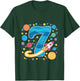 Kids 7th Birthday Boys 7 Years Planets Space Birthday T-Shirt - T-Shirt | Forest