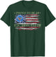 Vintage USA American Flag Proud To Be An US Army Papaw Funny T-Shirt - T-Shirt | Forest