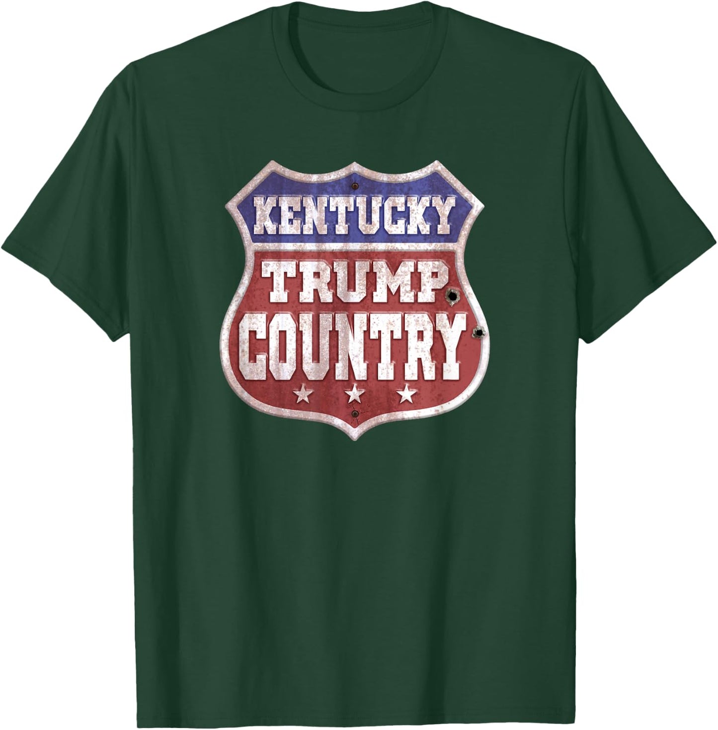 Trump 2024 Sign - Kentucky Trump Country - Trump 2020 T-Shirt - T-Shirt | Forest