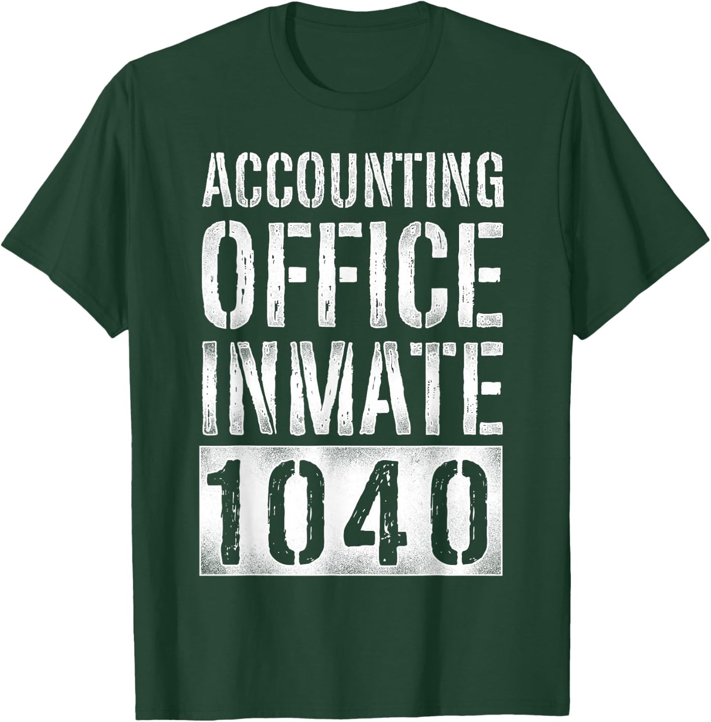 Accountant Bookkeeper Accounting Prison Jail Halloween T-Shirt - T-Shirt | Forest