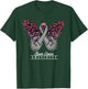 Brain Cancer Awareness Shirt Butterfly Lovers Gifts T-Shirt - T-Shirt | Forest
