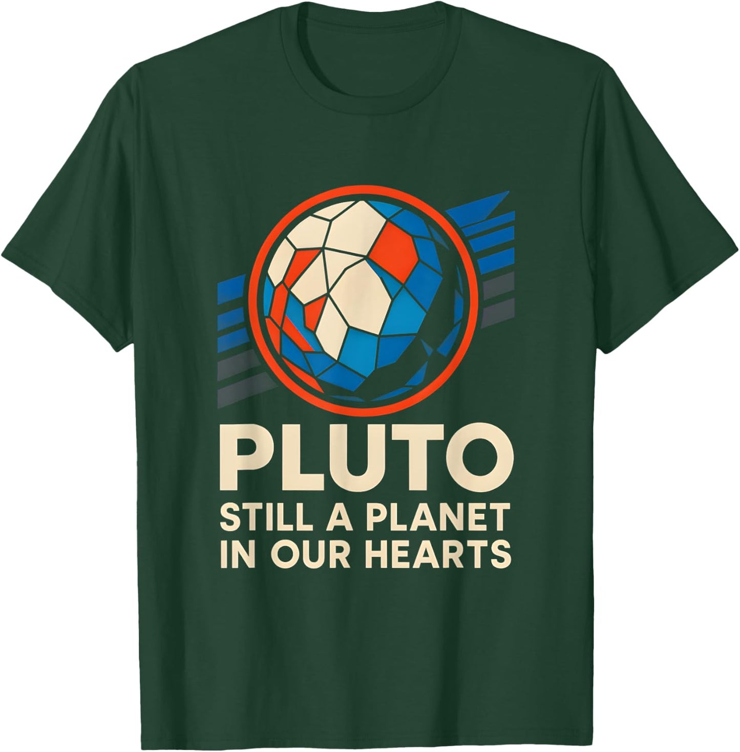 Pluto Still A Planet Vintage Men's SpaceWolf T-Shirt - T-Shirt | Forest