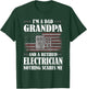 Dad Grandpa And A Retired Electrician Funny Retirement T-Shirt - T-Shirt | Forest