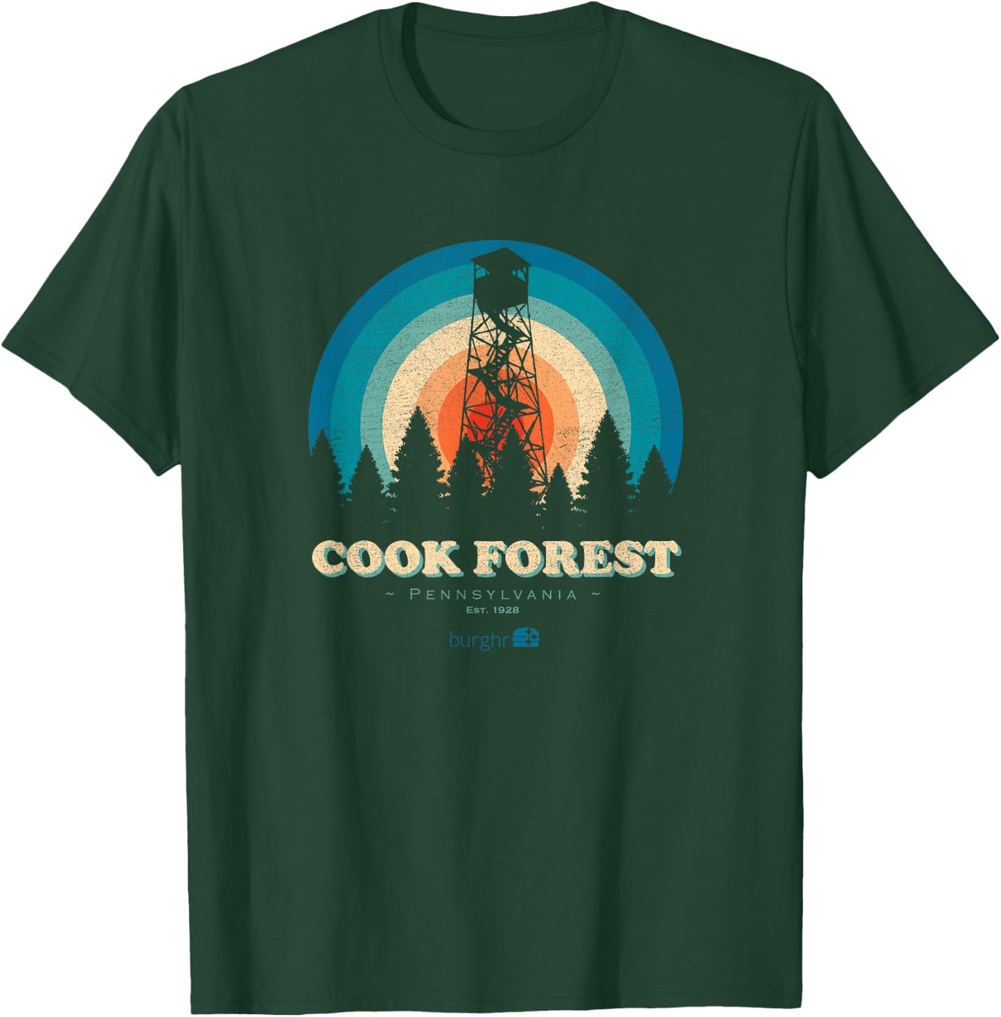 Cook Forest - Fire Tower T-Shirt - T-Shirt | Forest