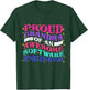 Proud Grandma Of Software Engineer Engineering Graphic T-Shirt - T-Shirt | Forest