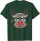 Boy Reindeer Hat Camo Hat Merry Christmas Xmas Boys Kids T-Shirt - T-Shirt | Forest