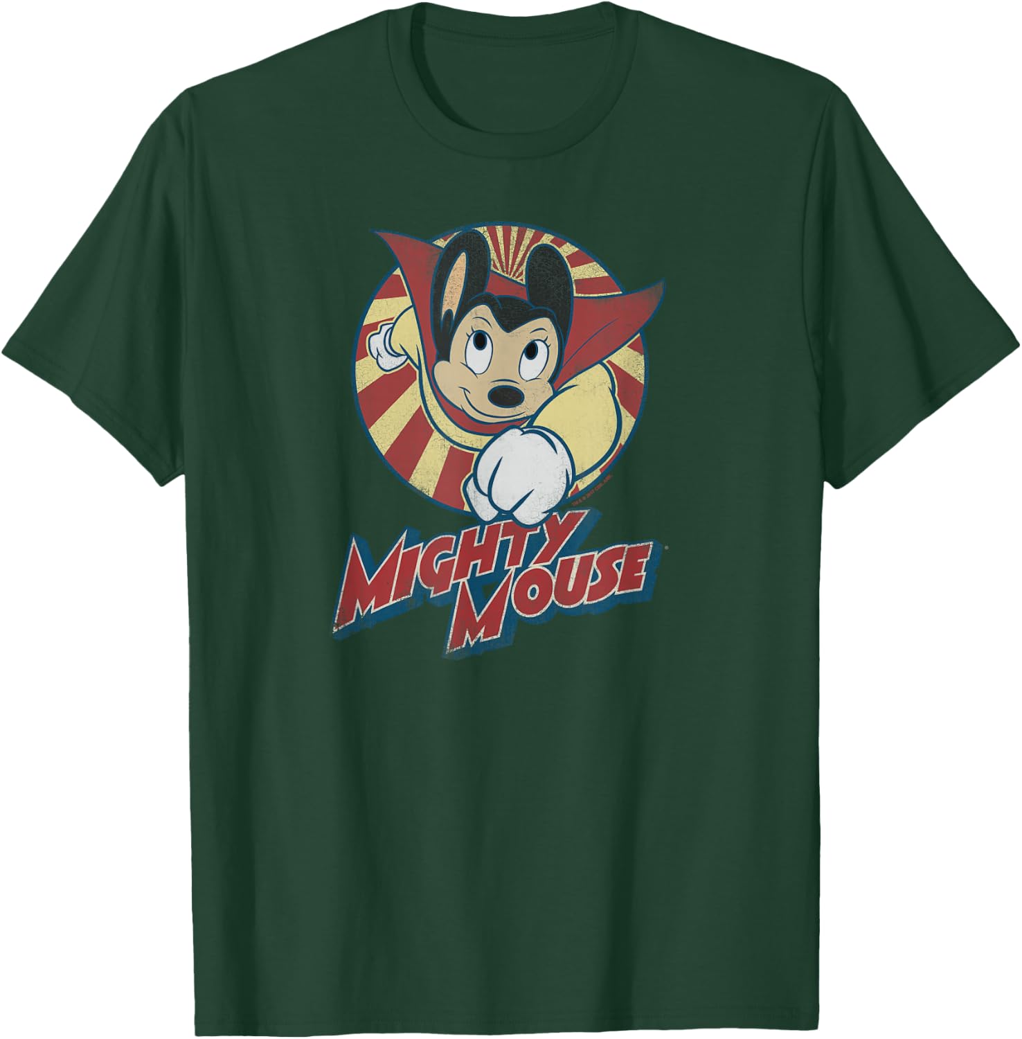 Mighty Mouse The One The Only T-Shirt - T-Shirt | Forest