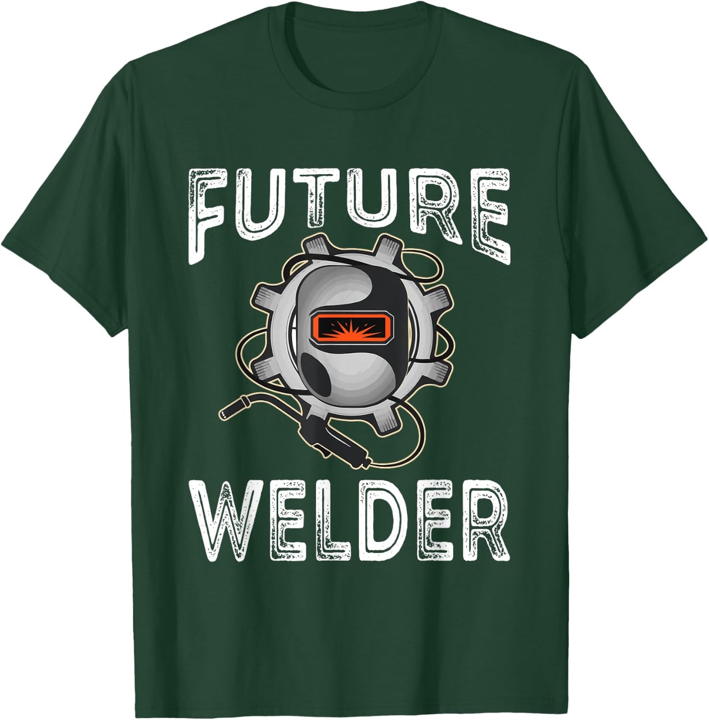 Vintage Future Welder Funny Welder Tools Lover Family T-Shirt - T-Shirt | Forest