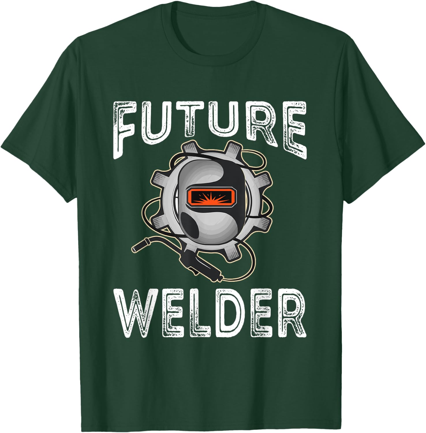 Vintage Future Welder Funny Welder Tools Lover Family T-Shirt - T-Shirt | Forest