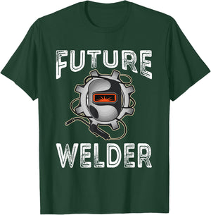 Vintage Future Welder Funny Welder Tools Lover Family T-Shirt - T-Shirt | Forest