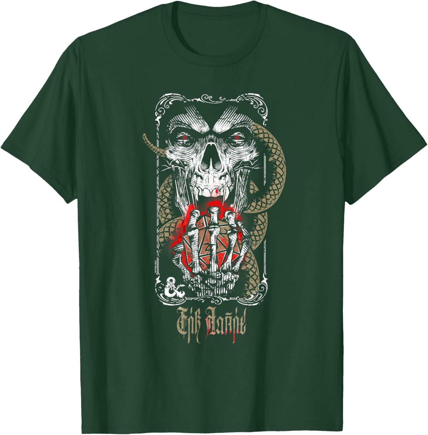 Dungeons & Dragons Lich for Chaos Design T-Shirt - T-Shirt | Forest