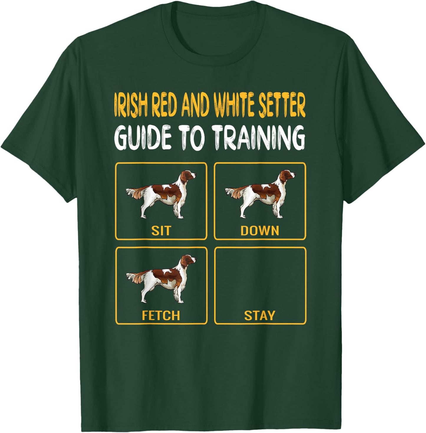 Irish Red and White Setter Guide To Training Dog Obedience Women Kids T-Shirt - T-Shirt | Forest