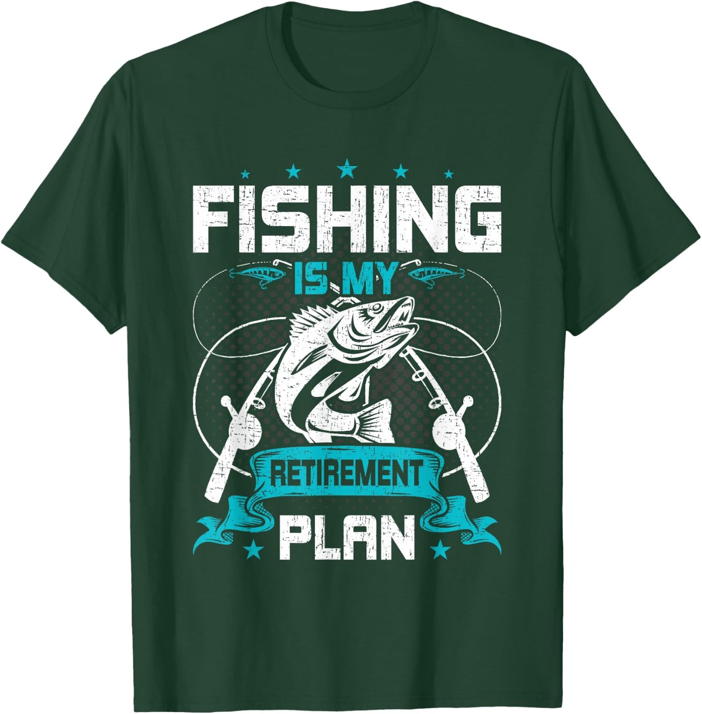 My Retirement Plan is Fishing Fly Fishing Retired T-Shirt - T-Shirt | Forest