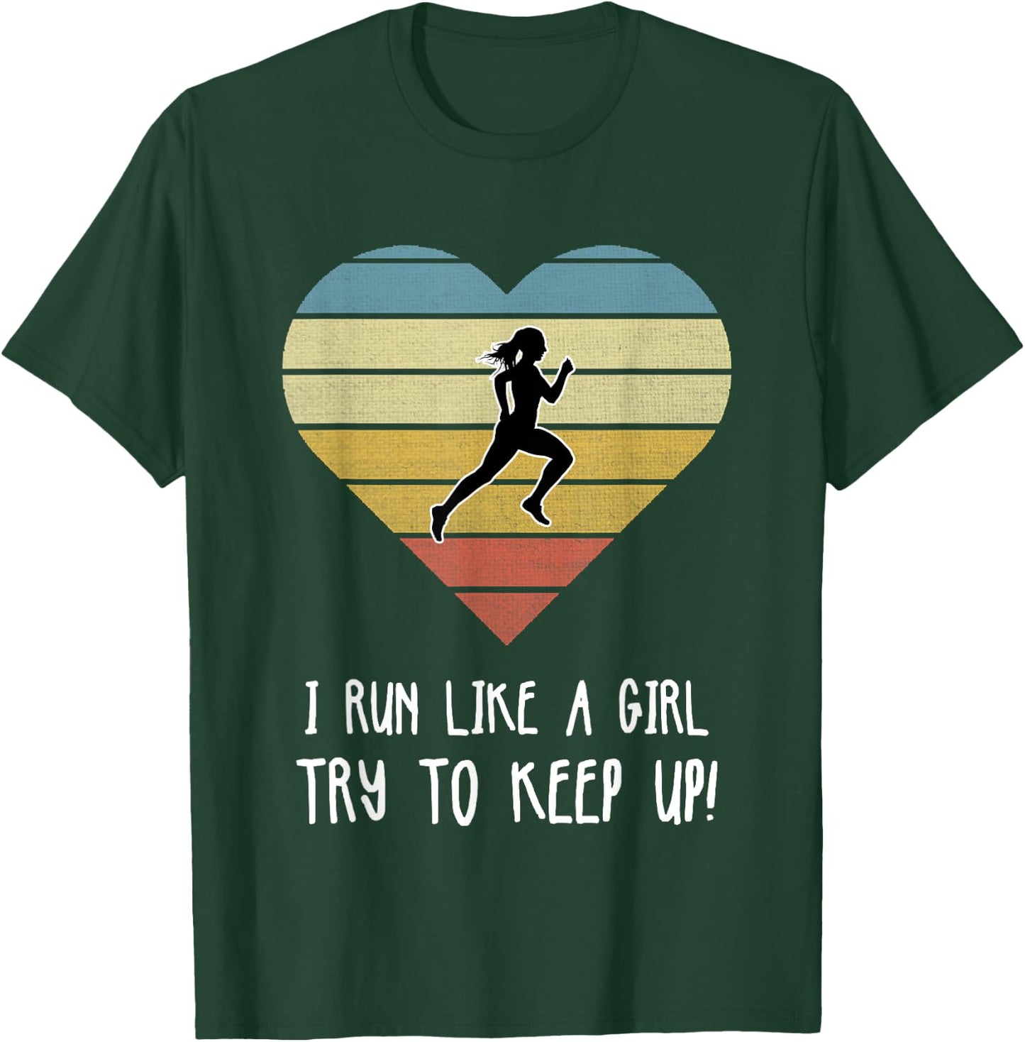 Girls Running & Jogging Gift T-Shirt - T-Shirt | Forest