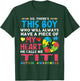 There's This Boy He Calls Me Titi Autism Awareness Auntie T-Shirt - T-Shirt | Forest