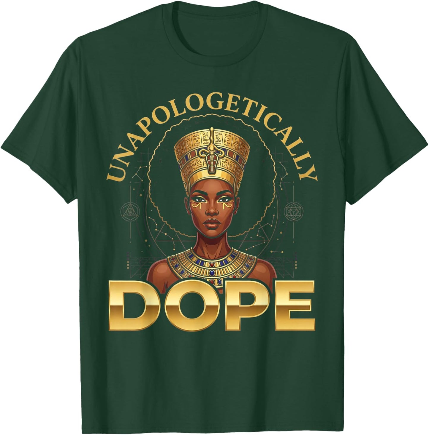 Black Women Unapologetically Dope Juneteenth Black History T-Shirt - T-Shirt | Forest
