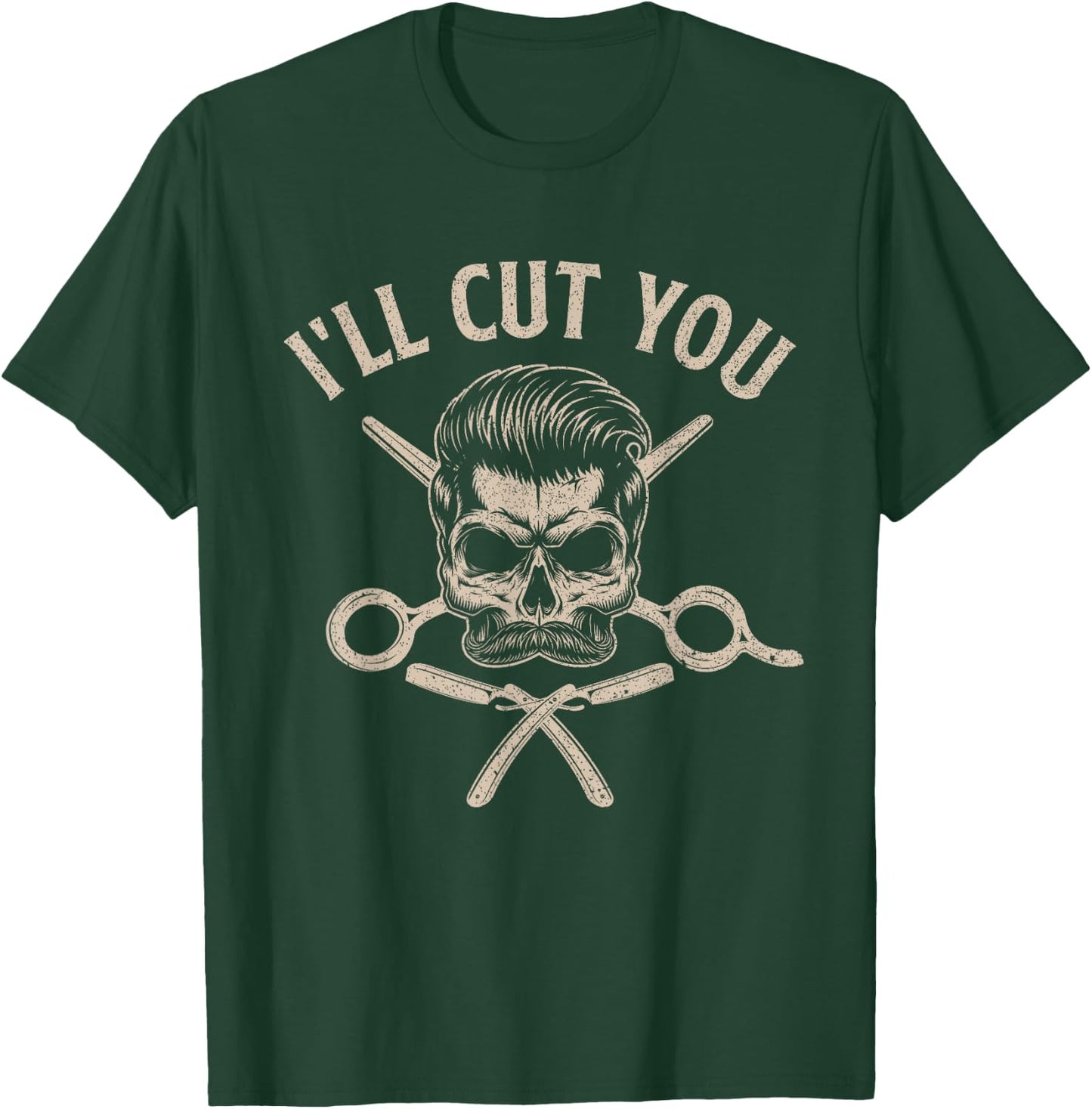 Best Barber Art Women Hairstyling Tools Barbershop T-Shirt - T-Shirt | Forest