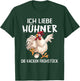 Ich Liebe Hühner Die Kacken Breakfast Farm Farmer T-Shirt - T-Shirt | Forest