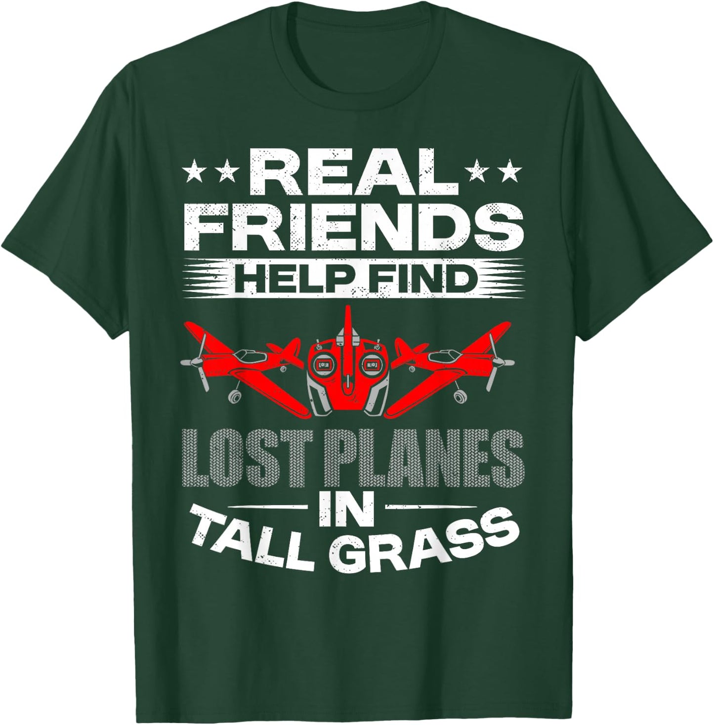 RC Plane Lost Planes Remote Control Airplanes Pilot T-Shirt - T-Shirt | Forest