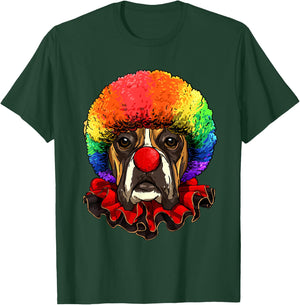 Boxer Clown Boxer Dog Circus T-Shirt - T-Shirt | Forest