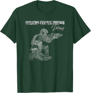 Operation Enduring Freedom OEF US Military Veteran T-Shirt - T-Shirt | Forest