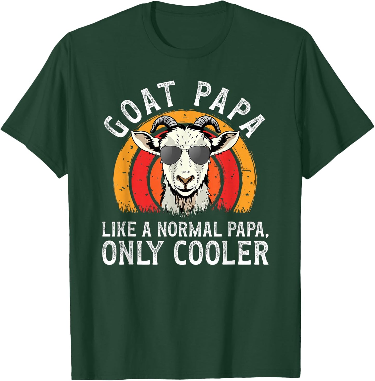 Goat Papa Definition Goat Farmer Goat Owner T-Shirt - T-Shirt | Forest