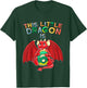 Kids This Little Dragon Is 6 Dragon 6th Birthday 6 Year Old Boy T-Shirt - T-Shirt | Forest