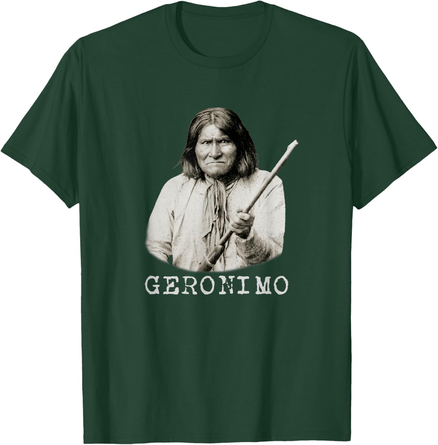 Apache Goyahkla Geronimo T-Shirt - T-Shirt | Forest