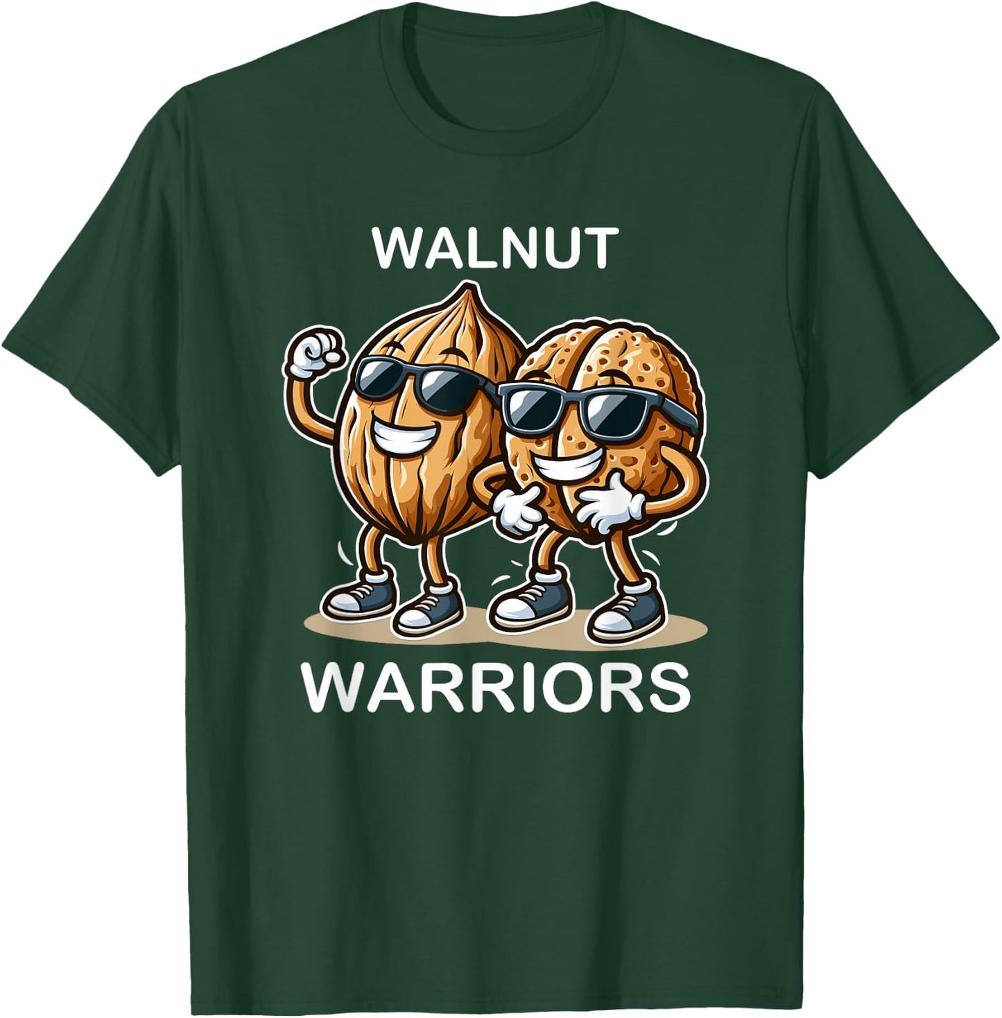 Walnut Friends Walnut Warriors For Snack Lovers T-Shirt - T-Shirt | Forest
