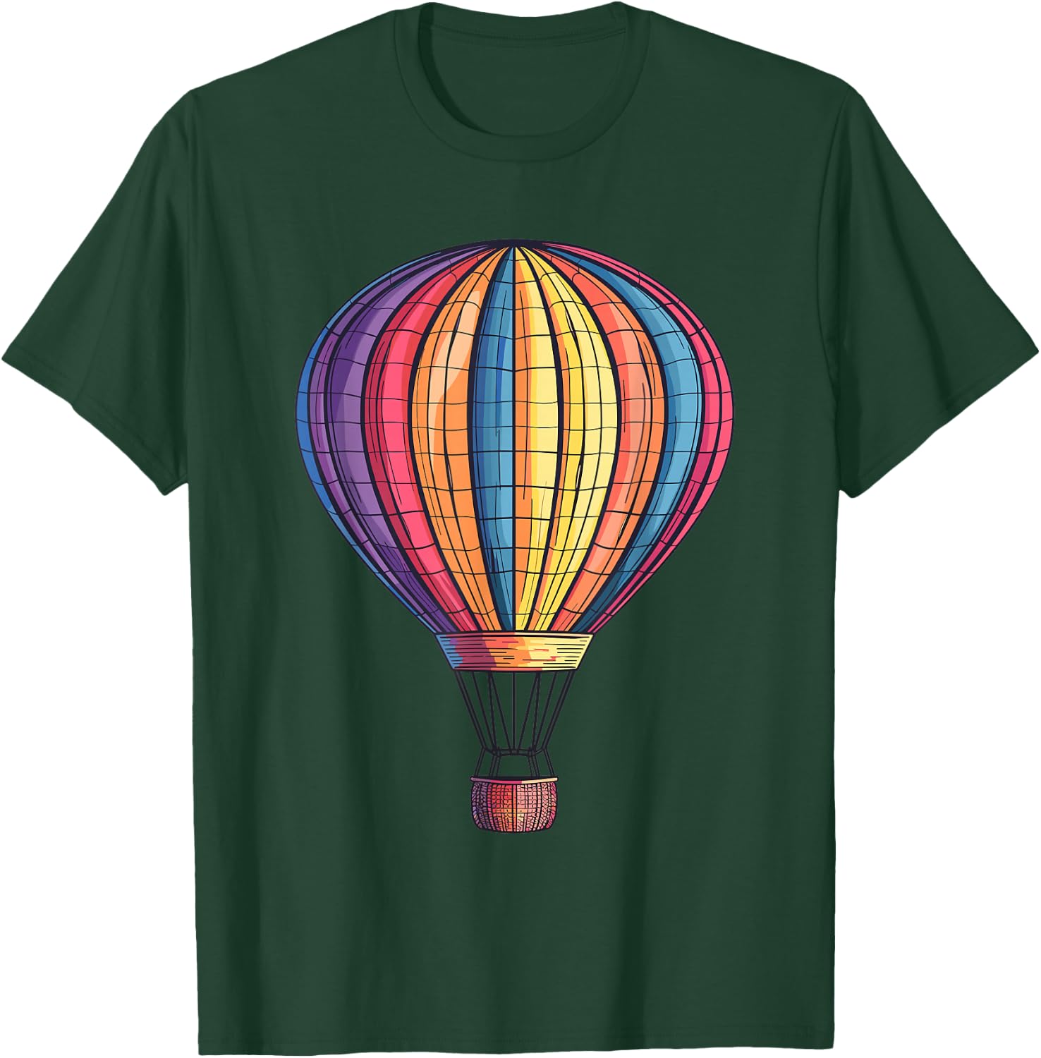 Hot air balloon T-Shirt - T-Shirt | Forest