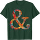 Ampersand Shirt Mosaic for Artistic Typography Geeks T-Shirt - T-Shirt | Forest