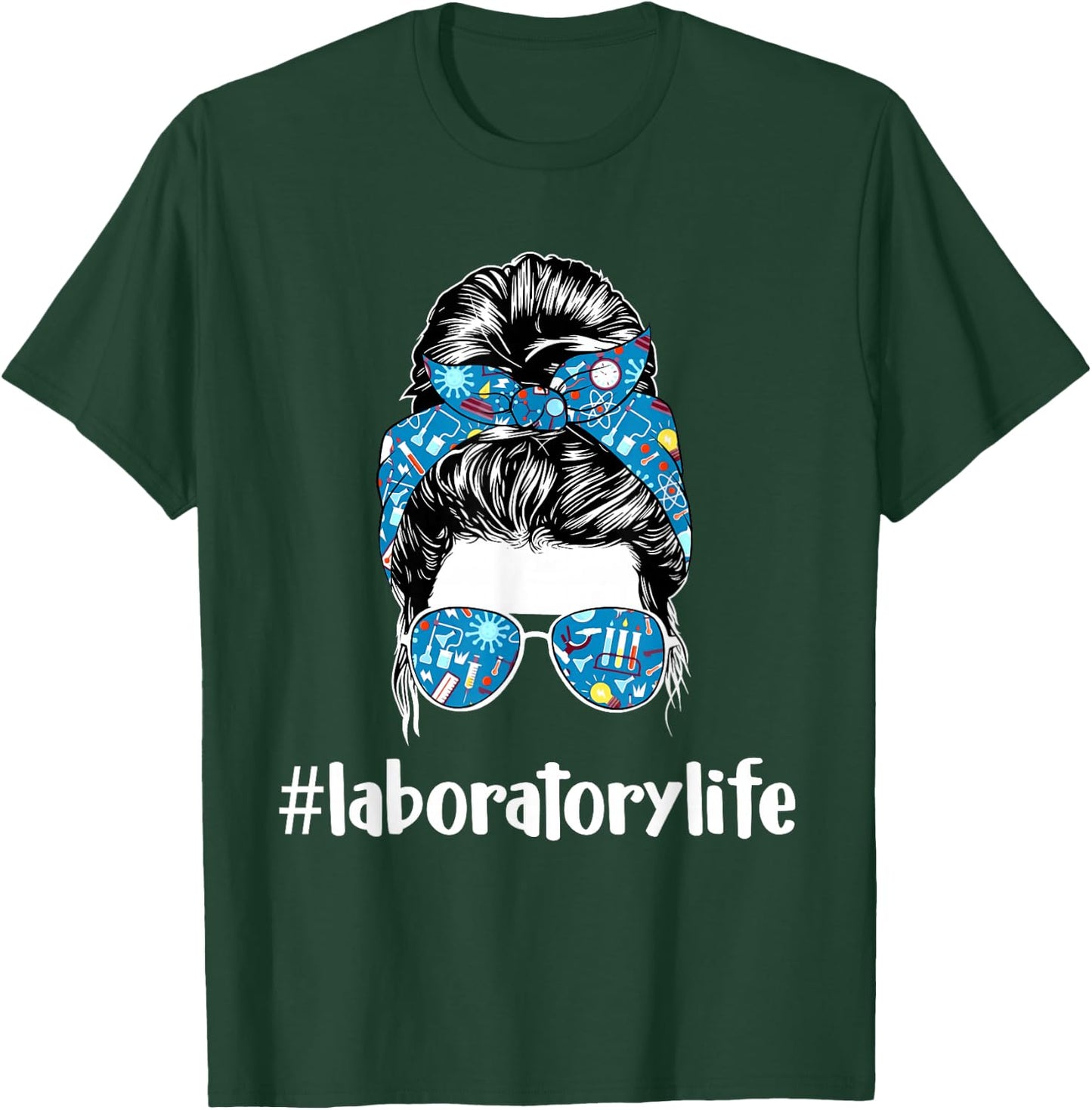 Laboratory Life - Medical Technologist Laboratory Technician T-Shirt - T-Shirt | Forest