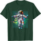 Astronaut Floating in Space Galaxy Graphic T-Shirt - T-Shirt | Forest