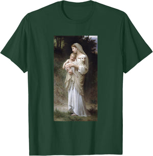 Innocence by William-Adolphe Bouguereau Christian Art T-Shirt - T-Shirt | Forest