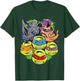 Teenage Mutant Ninja Turtles Multiple Heads T-Shirt - T-Shirt | Forest