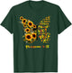 Philippians 4:13 - Sunflower Butterfly Faith Christian Bible T-Shirt - T-Shirt | Forest