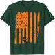 United States Flag Vintage Halloween T-Shirt - T-Shirt | Forest