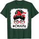 CMA Certified Medical Assistant Bleached Messy Bun For Work T-Shirt - T-Shirt | Forest