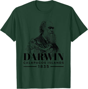 Galapagos Islands Charles Darwin T-Shirt - T-Shirt | Forest