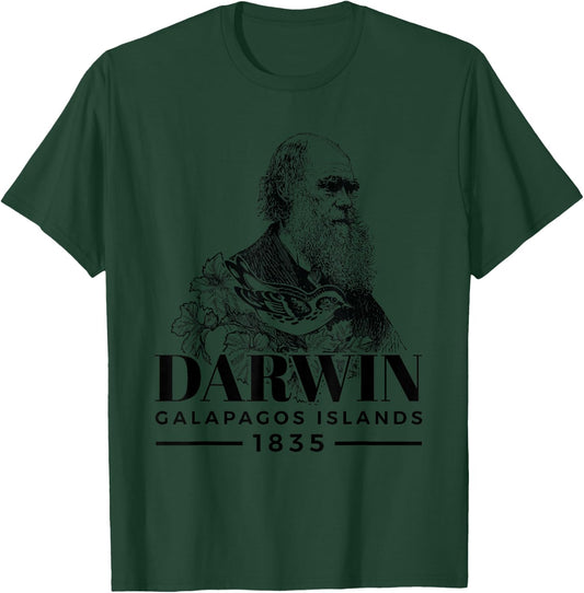 Galapagos Islands Charles Darwin T-Shirt - T-Shirt | Forest