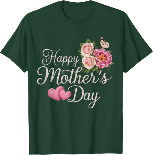 Happy Mothers Day Shirts , Mom Grandma Gift T-Shirt - T-Shirt | Forest