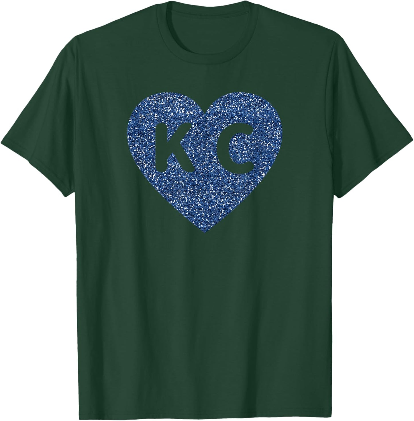 Cool Love Kansas City KC Heart Print T-Shirt - T-Shirt | Forest