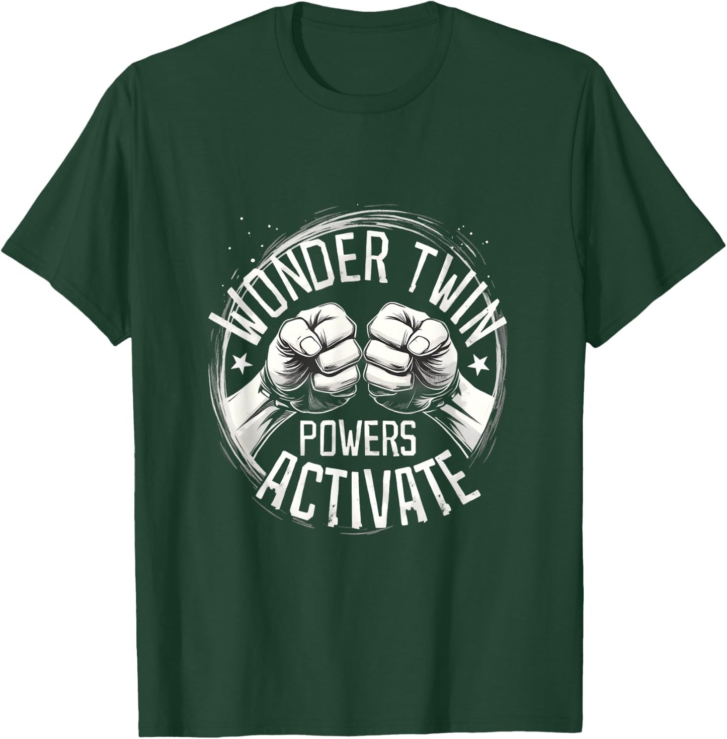 Twins Funny Twins Activate T-Shirt - T-Shirt | Forest