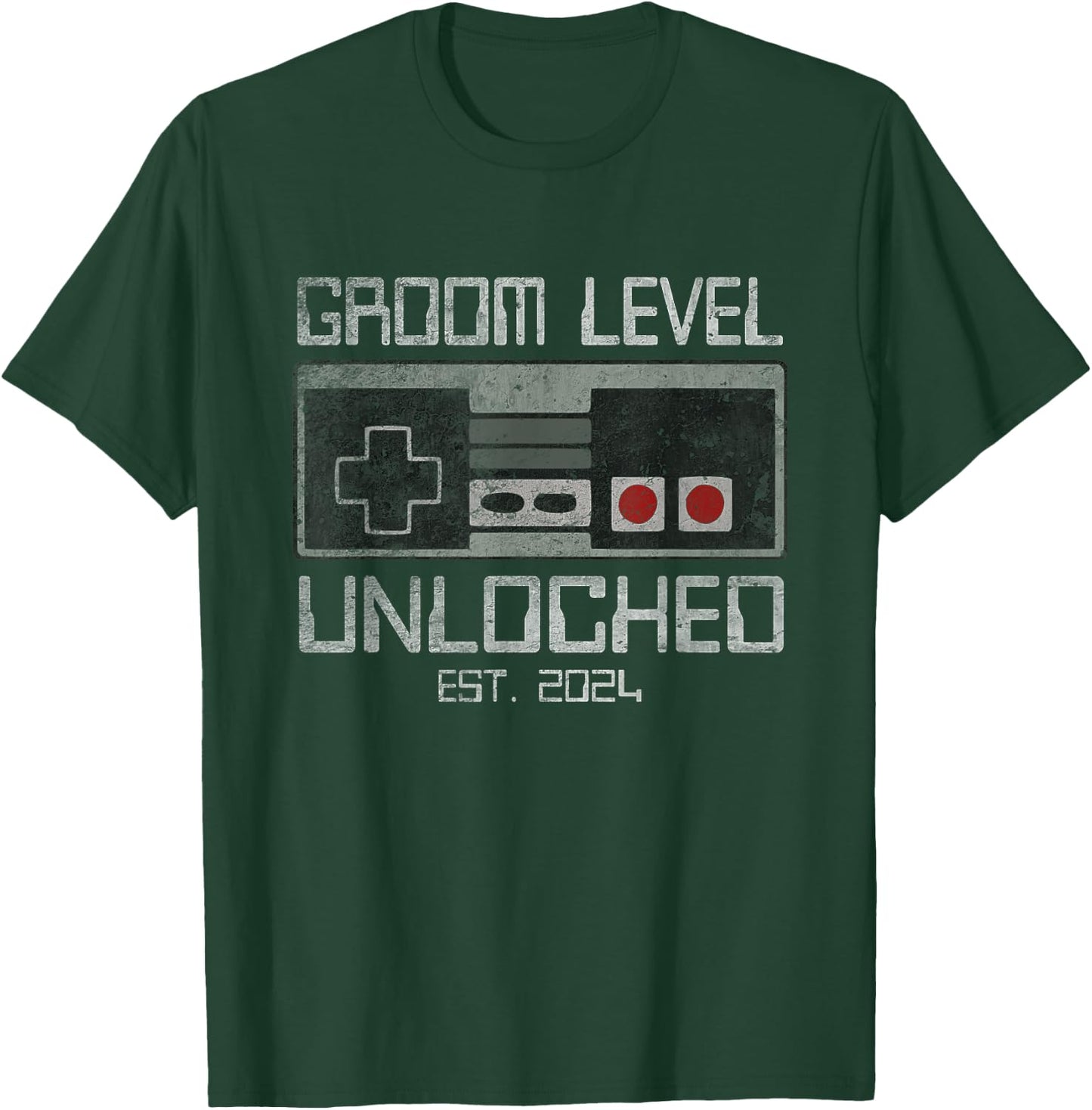 Groom Bachelor Party For Gamer Husband Wedding Groomsmen T-Shirt - T-Shirt | Forest
