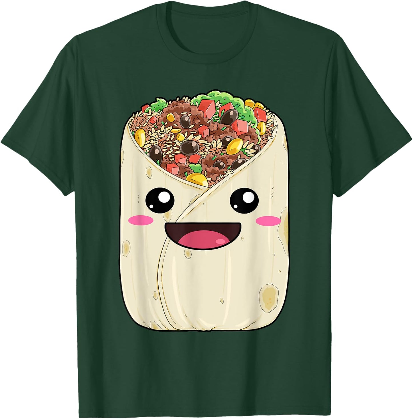 National Burrito Day Mexican Tortilla Guacamole Taco T-Shirt - T-Shirt | Forest